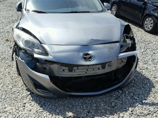 JM1BL1H53A1247255 - 2010 MAZDA 3 S GRAY photo 9