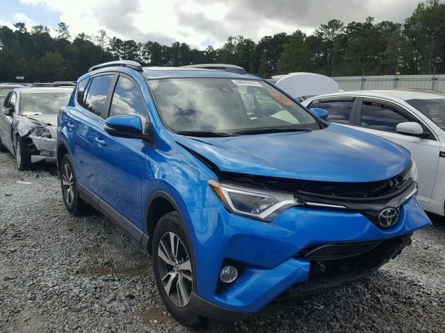 JTMWFREV8HD093923 - 2017 TOYOTA RAV4 BLUE photo 1