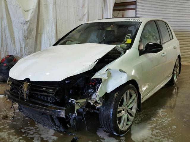 WVWPF7AJ2DW072057 - 2013 VOLKSWAGEN GOLF R WHITE photo 2