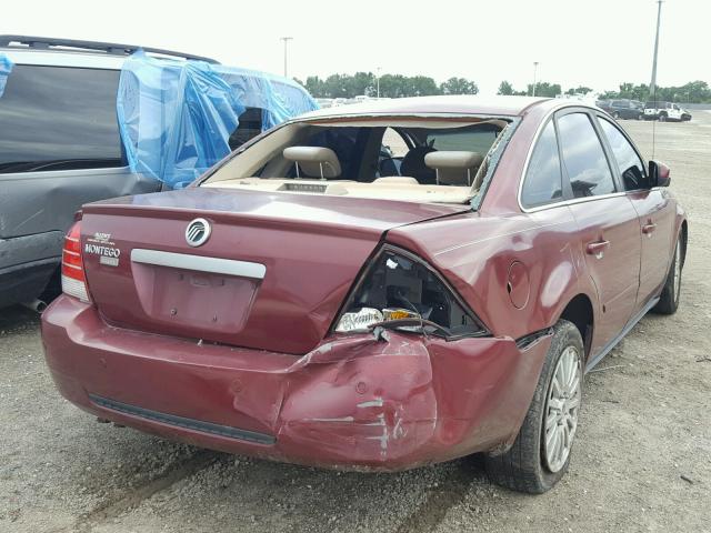 1MEHM42155G627245 - 2005 MERCURY MONTEGO PR 栗色 照片 4