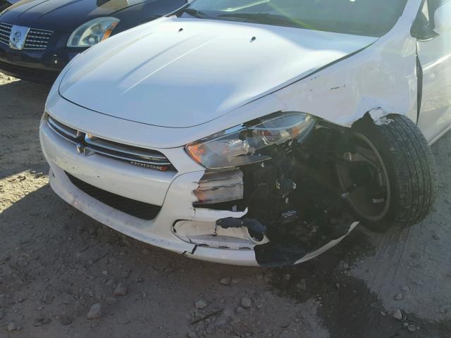 1C3CDFCB5ED695551 - 2014 DODGE DART LIMIT WHITE photo 9