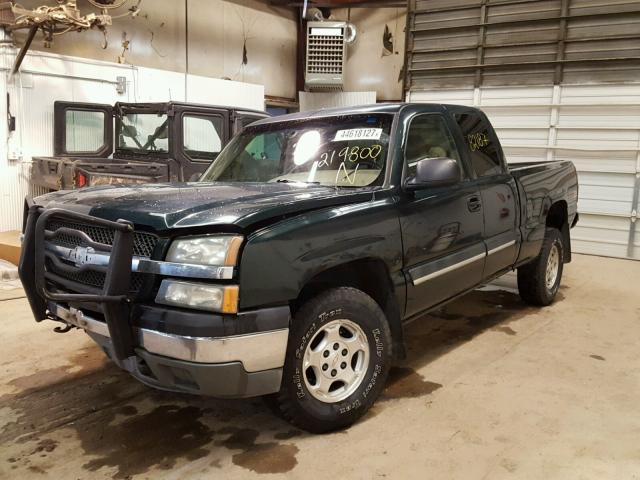 1GCEK19T43E219800 - 2003 CHEVROLET SILVERADO GREEN photo 2