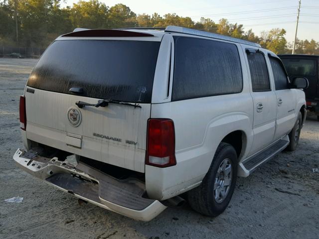 3GYFK66N75G267126 - 2005 CADILLAC ESCALADE E WHITE photo 4