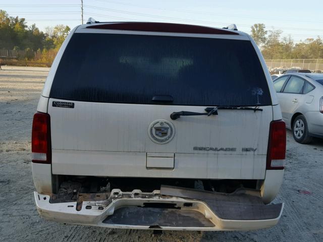 3GYFK66N75G267126 - 2005 CADILLAC ESCALADE E WHITE photo 9