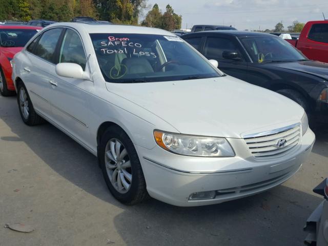 KMHFC46F67A206833 - 2007 HYUNDAI AZERA SE WHITE photo 1