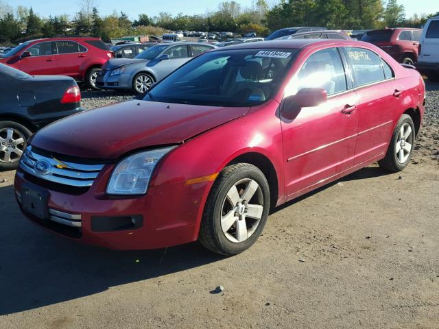 3FAHP07Z48R141500 - 2008 FORD FUSION SE BURGUNDY photo 2