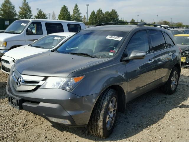 2HNYD28457H530152 - 2007 ACURA MDX TECHNO GRAY photo 2