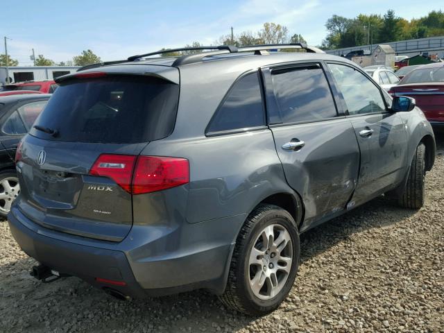 2HNYD28457H530152 - 2007 ACURA MDX TECHNO GRAY photo 9