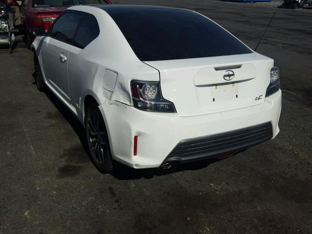 JTKJF5C79E3069969 - 2014 TOYOTA SCION TC WHITE photo 3