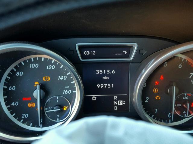 4JGDA5HB6CA010995 - 2012 MERCEDES-BENZ ML 350 4MA BLACK photo 8