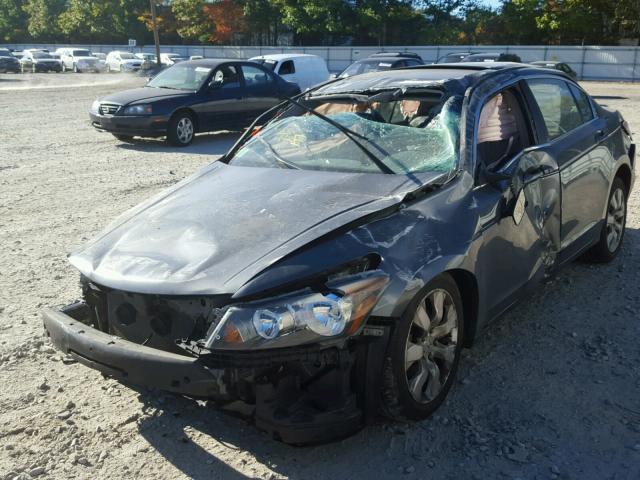 1HGCP26819A110209 - 2009 HONDA ACCORD EXL GRAY photo 2