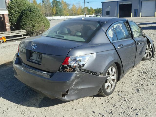 1HGCP26819A110209 - 2009 HONDA ACCORD EXL GRAY photo 4