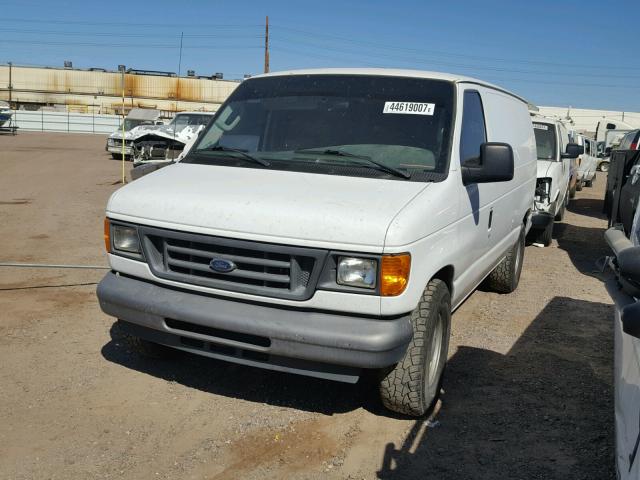 1FTRE14W96HA14423 - 2006 FORD ECONOLINE WHITE photo 2