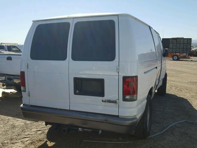 1FTRE14W96HA14423 - 2006 FORD ECONOLINE WHITE photo 4