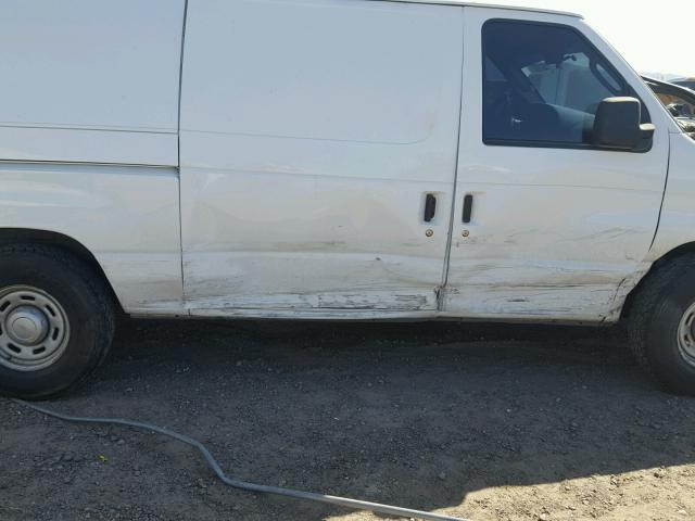 1FTRE14W96HA14423 - 2006 FORD ECONOLINE WHITE photo 9