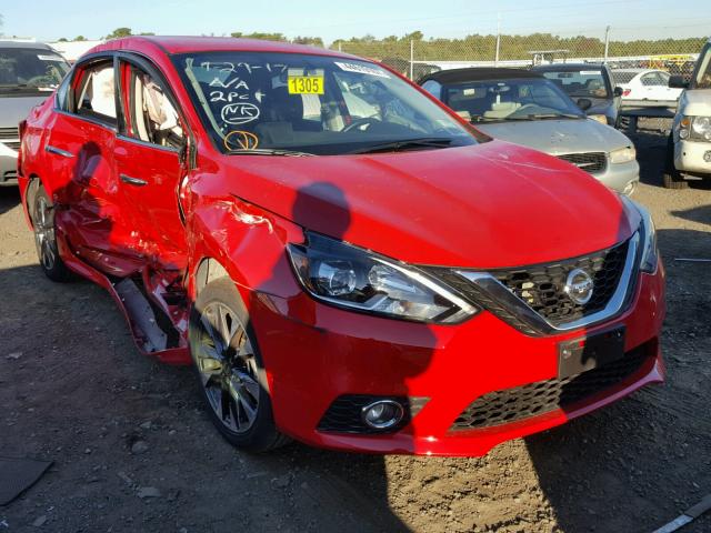 3N1AB7AP2GY337419 - 2016 NISSAN SENTRA S RED photo 1