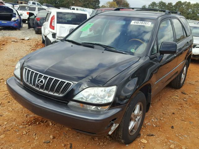 JTJGF10U830154124 - 2003 LEXUS RX BLACK photo 2