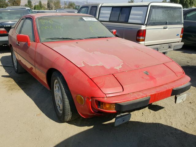 WP0AA0927HN453827 - 1987 PORSCHE 924 S RED photo 1