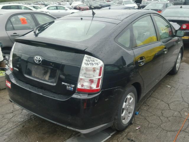 JTDKB20U777678313 - 2007 TOYOTA PRIUS BLACK photo 4