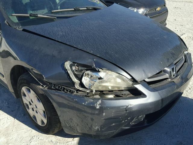 1HGCM56384A111655 - 2004 HONDA ACCORD LX GRAY photo 9