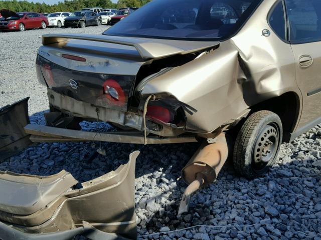 2G1WF52E059119459 - 2005 CHEVROLET IMPALA 金色 照片 9