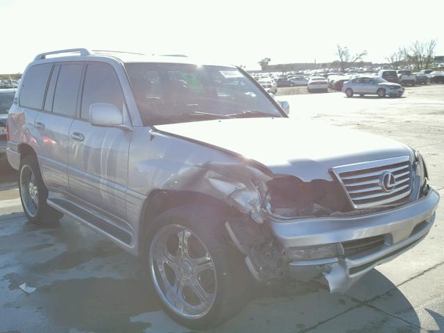 JTJHT00W564013484 - 2006 LEXUS LX 470 SILVER photo 1