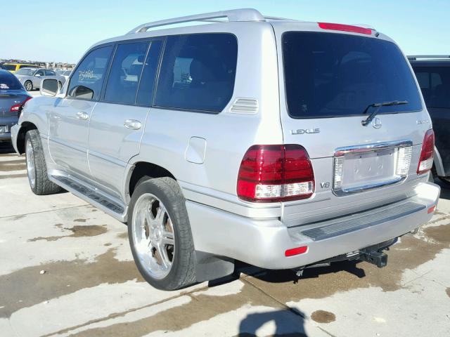 JTJHT00W564013484 - 2006 LEXUS LX 470 SILVER photo 3