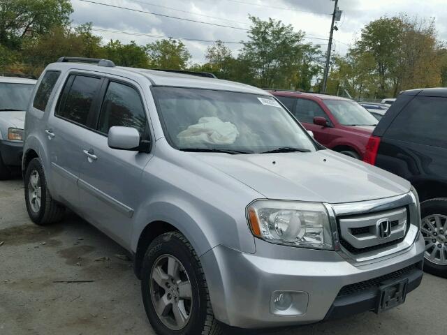 5FNYF4H55BB062927 - 2011 HONDA PILOT EXL SILVER photo 1