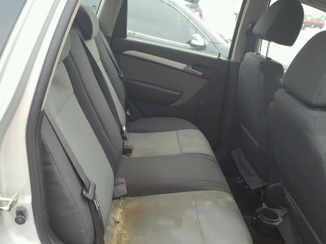 KL1TD6DE8AB100290 - 2010 CHEVROLET AVEO LS SILVER photo 6