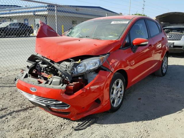 3FADP4EJ5EM121672 - 2014 FORD FIESTA SE RED photo 2