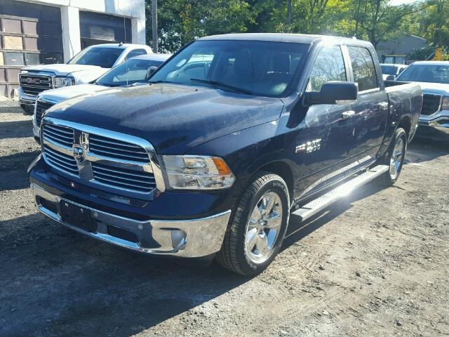 1C6RR6LT0FS562202 - 2015 RAM 1500 SLT BLUE photo 2