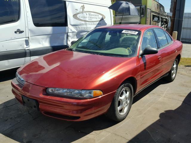 1G3WH52K3WF336486 - 1998 OLDSMOBILE INTRIGUE RED photo 2