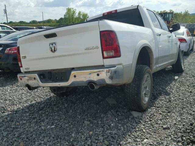 1D7RV1CT4AS125504 - 2010 DODGE RAM 1500 WHITE photo 4