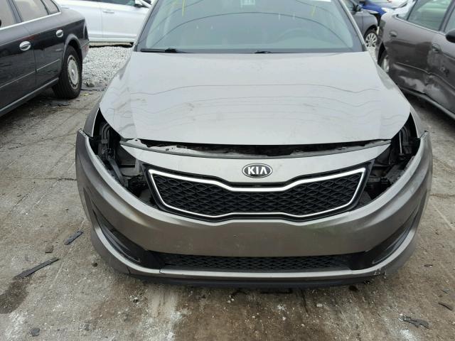 5XXGR4A68DG244790 - 2013 KIA OPTIMA SX GRAY photo 9