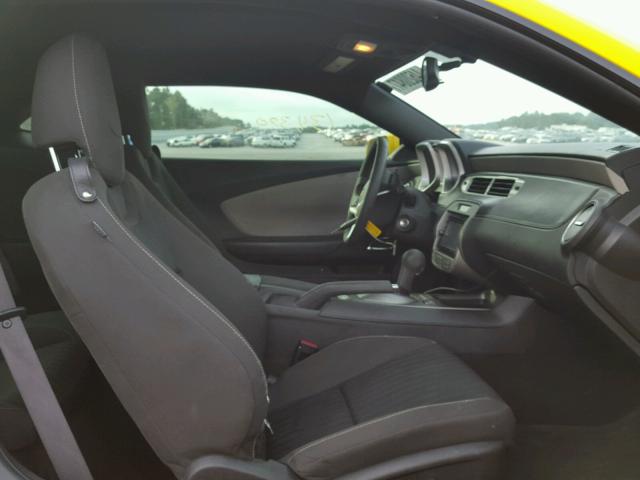 2G1FA1E39C9145606 - 2012 CHEVROLET CAMARO LS YELLOW photo 5