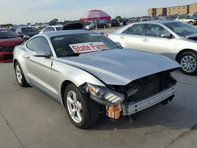 1FA6P8AM2G5229790 - 2016 FORD MUSTANG SILVER photo 1