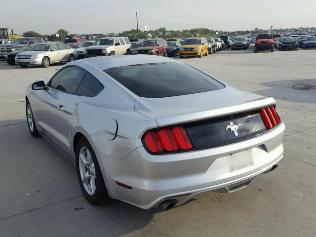 1FA6P8AM2G5229790 - 2016 FORD MUSTANG SILVER photo 3