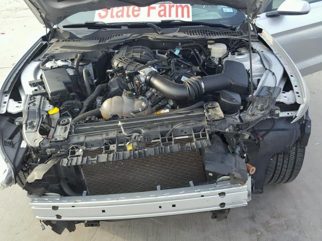 1FA6P8AM2G5229790 - 2016 FORD MUSTANG SILVER photo 7