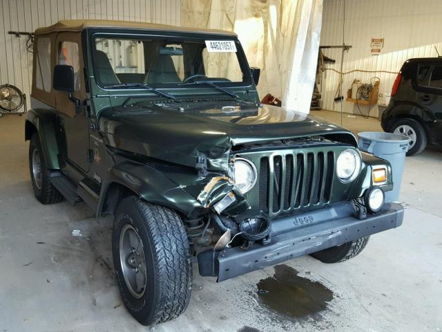 1J4FY49S0VP550368 - 1997 JEEP WRANGLER / GREEN photo 1