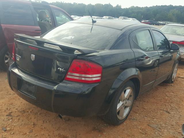 1B3LC76M18N163439 - 2008 DODGE AVENGER R/ BLACK photo 4