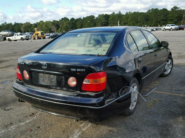 JT8BD68S4Y0087367 - 2000 LEXUS GS 300 BLACK photo 4