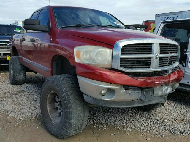 1D7KS28C96J144944 - 2006 DODGE RAM 2500 S RED photo 1