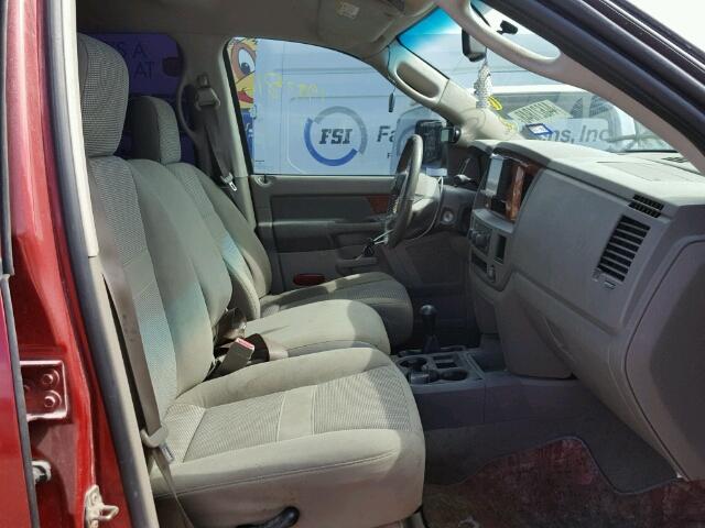 1D7KS28C96J144944 - 2006 DODGE RAM 2500 S RED photo 5