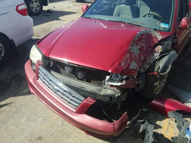 KNAGD128X25172440 - 2002 KIA OPTIMA MAROON photo 9