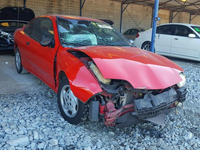 1G2JB124XW7534356 - 1998 PONTIAC SUNFIRE SE RED photo 1