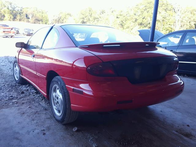 1G2JB124XW7534356 - 1998 PONTIAC SUNFIRE SE RED photo 3