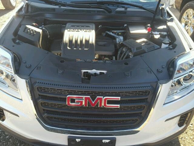 2GKALMEK9H6349503 - 2017 GMC TERRAIN SL WHITE photo 7