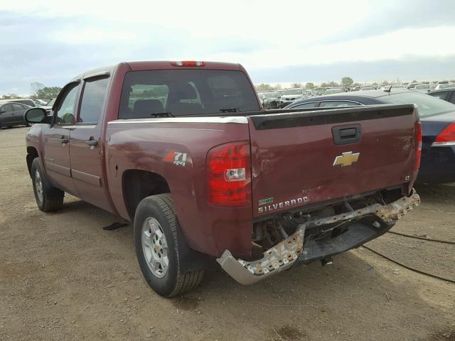 3GCEK13338G293234 - 2008 CHEVROLET SILVERADO MAROON photo 3