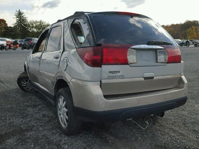 3G5DA03E45S522711 - 2005 BUICK RENDEZVOUS TAN photo 3