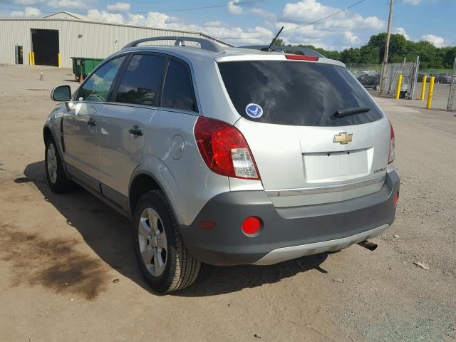 3GNAL2EK5ES653593 - 2014 CHEVROLET CAPTIVA LS SILVER photo 3